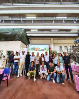 Open Day BioSikelia - foto di gruppo workshop Biogreenet - Crea - Firab - Aiab